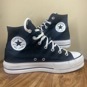 Converse Chuck Taylor All Star Platform High Lift Womens Black Size 9.5 Shoes